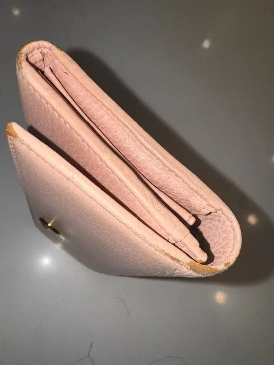 Vintage Gucci GG Marmont Continental Wallet - Dusty Pink 456116 - Good condition - Picture 3 of 5